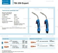 Горелка для полуавтоматической сварки TBi 250 Expert, длина 5 m. - st-e.info - Кольчугино