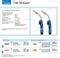Горелка для полуавтоматической сварки TBi  7W Expert, длина 5 m. - st-e.info - Кольчугино