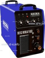 Сварочный полуавтомат инверторный одноблочный Brima MIG/MMA-160 - st-e.info - Кольчугино