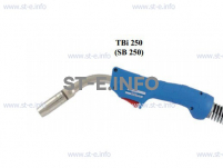 Горелка для полуавтоматической сварки TBi 250-blue-ESG, длина 3 метра - st-e.info - Кольчугино