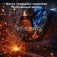 Маска сварщика хамелеон «Огненный метал» (YXE-718G PRO) - st-e.info - Кольчугино