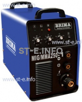 Сварочный инверторный полуавтомат Brima MIG/MMA-250-1 (380)  - st-e.info - Кольчугино