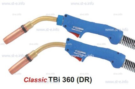 Горелка для полуавтоматической сварки TBi 360-blue-ESG, длина 3 метра - st-e.info - Кольчугино