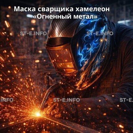 Маска сварщика хамелеон «Огненный метал» (YXE-718G PRO) - st-e.info - Кольчугино