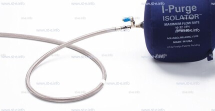 Односторонняя заглушка с трубкой и клапаном ISO 10" (254 mm)  - st-e.info - Кольчугино