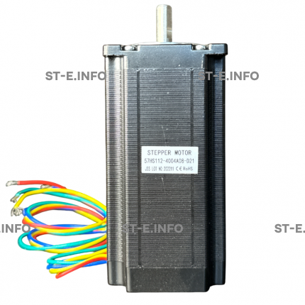 Двухфазный шаговый двигатель 57HS112-4004А08-D21 вал 8,0 мм - st-e.info - Кольчугино