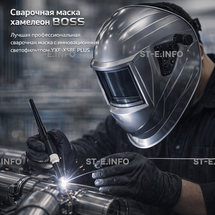 Сварочная маска хамелеон BOSS (YXE-X58E Plus) - st-e.info - Кольчугино