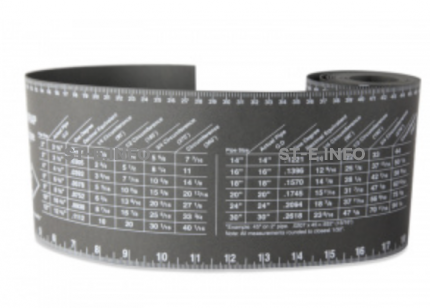 Лента для разметки труб 128mm*2740mm - st-e.info - Кольчугино